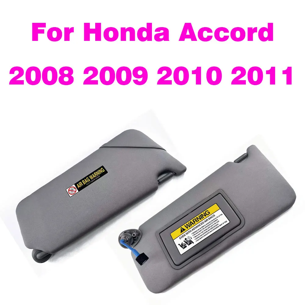 83280-TA5-A51ZA 83280TA5A51ZA For Honda Accord 2008 2009 2010 2011 Car Gray Left Drive Side Sun Visor With Light