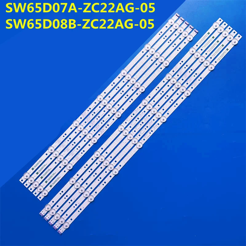5set LED Backlight Strip  For 65G6 65G5 65M9 65V20 65K5C 65E388A SW65D07A-ZC22AG-05 SW65D08B-ZC22AG-05 TH-65FX680C