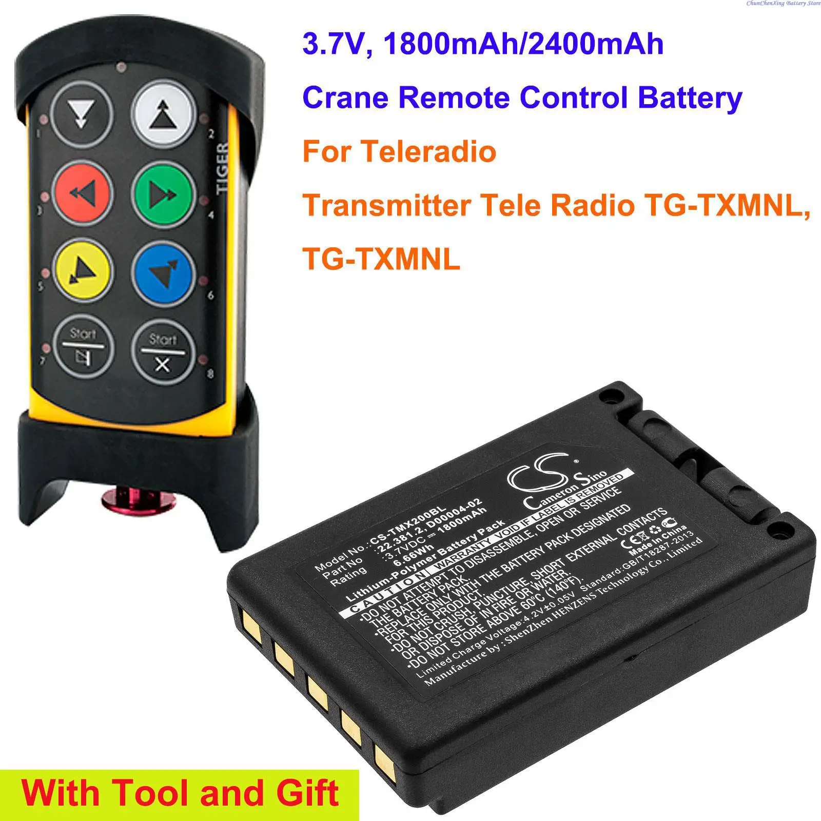 100% New 1800Mah/24… - image