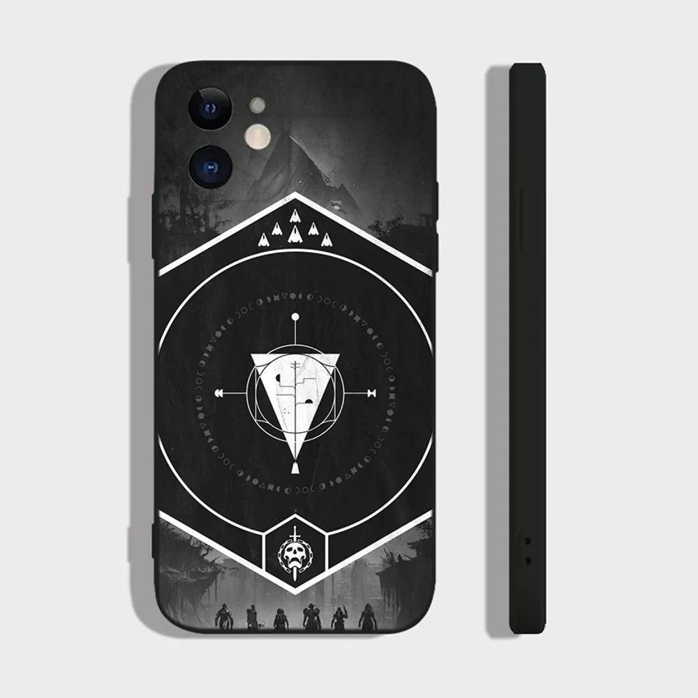 D-Destiny 2 Game  Phone Case For iPhone 16,15,14,13,12,11 Plus,Pro,Max,XR,XS,X,7,8 Plus,SE,Mini Silicone Soft