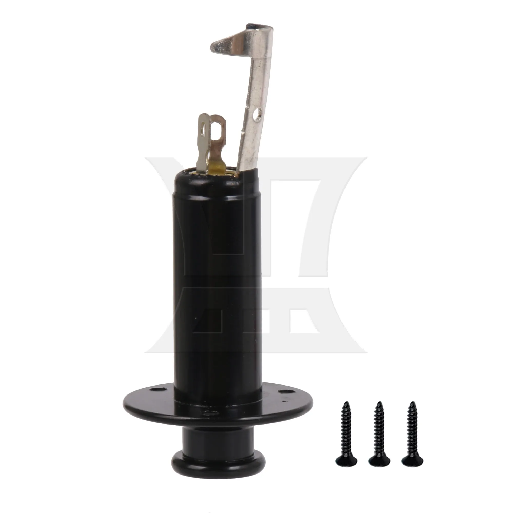 

Yibuy 1PC Electric Guitar Parts End Pin Output Jack Socket Connector Black 5.8x2.5cm Long Service Life
