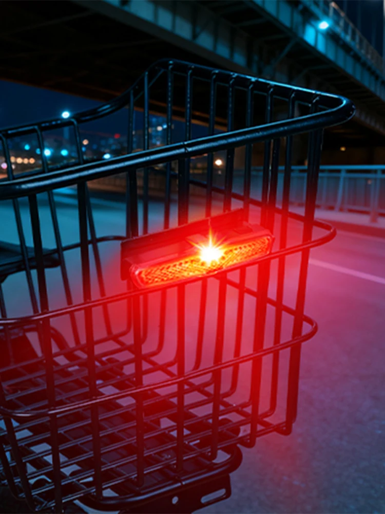 AliExpress NONE Waterproof Reflective Lights Bicycle Rear Rack Tail Light Night Ridding Safety Warning Lamp 300mAh