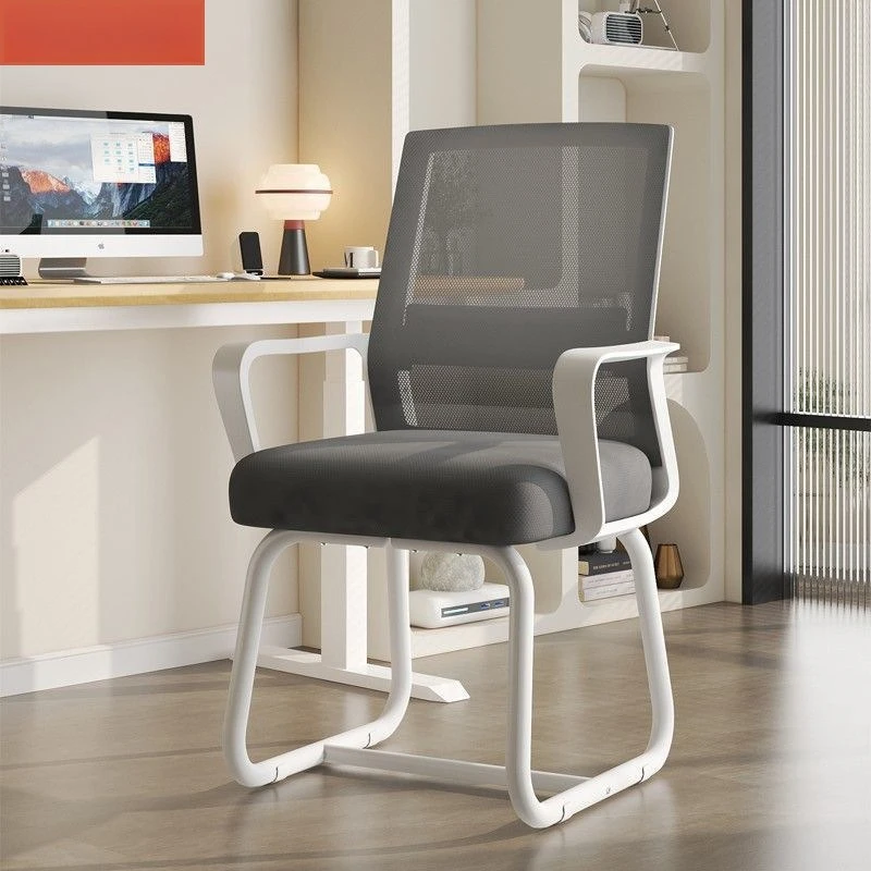 كرسي كمبيوتر مريح مريح من القماش الشبكي كرسي مكتب قابل للتعديل للدراسة المنزلية مسند ظهر سيلا ألعاب أثاث المكاتب