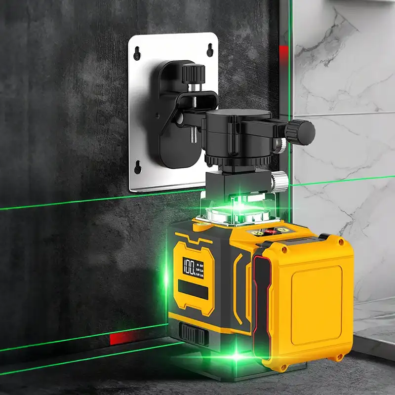 

Multi-Function Laser Level 8/12/16 Lines Horizontal And Vertical With Remote Control 360°Self-leveling Laser Levels LED Display
