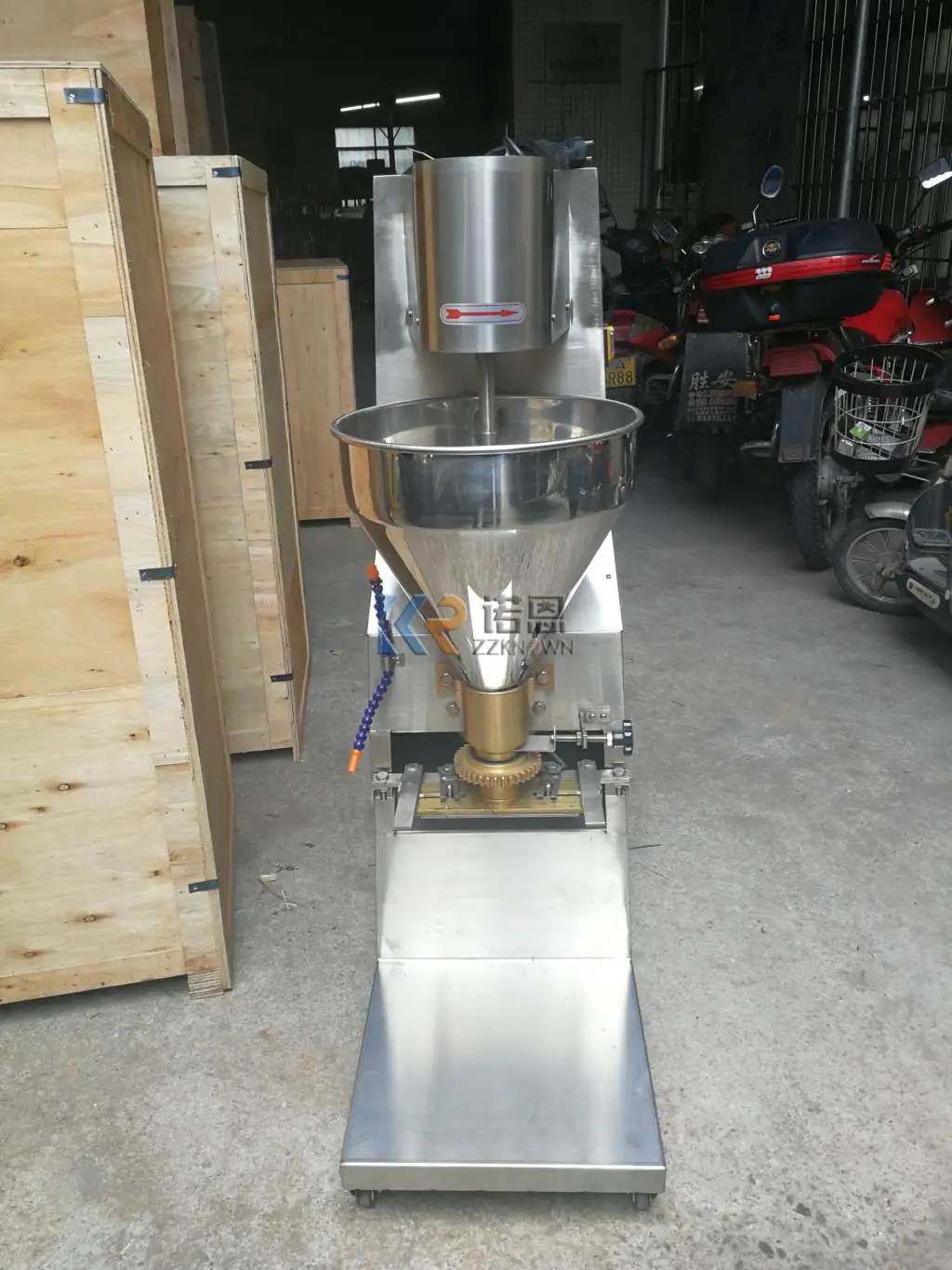 Kommerzielle Fleischbällchenmaschine, elektrische Fleischbällchenformung, Rindfleisch, Fisch, Fleischbällchen, Rollmaschine