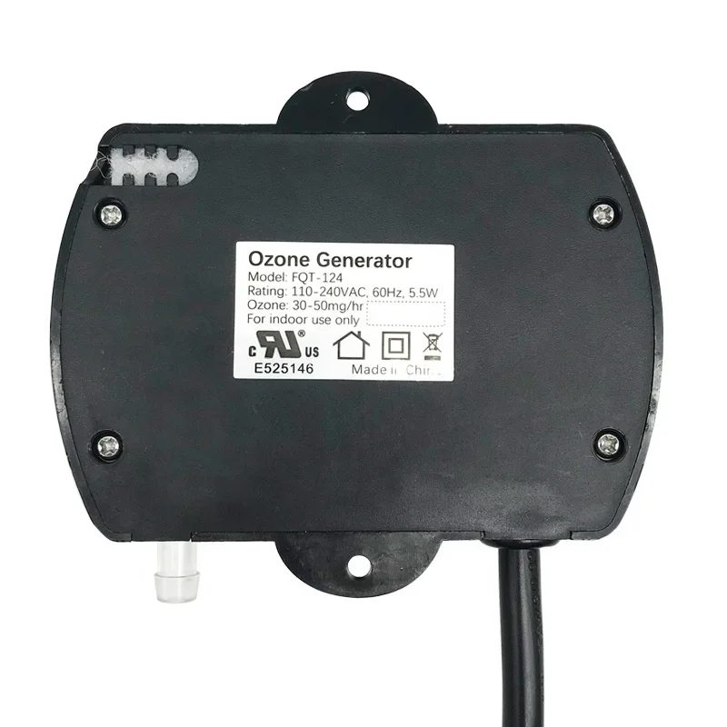 FQT-124 50mg Ozone Generator for Hot Tub and Ozone Spa, Ozone Generator for Water with UL