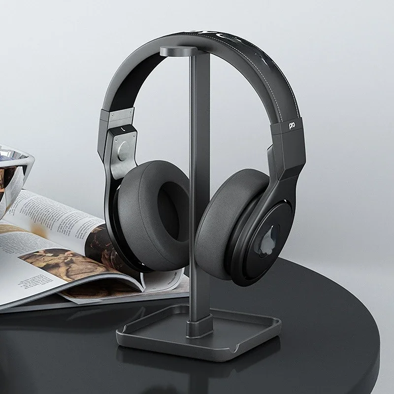 Liga suporte de fone de ouvido rack suporte gamer fone de ouvido suporte alumínio preto bluetooth cabide acessórios jogos para pc