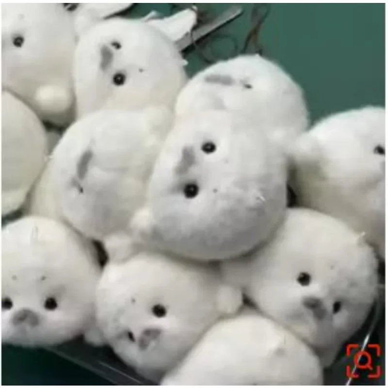 Adorable Plush Baby Seal Toy Pendant Ocean Protector Simulation Marine Animal Keychain Gift Soft Toy for Friends Travel Souvenir