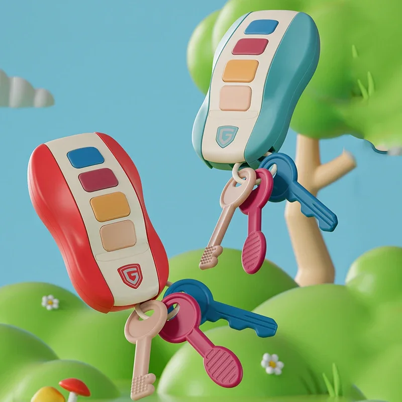 Giocattoli per bambini Chiave musicale per auto Vocali Voce per auto remote intelligenti Fai finta di giocare Giocattoli educativi per bambini Suono Canto Giocattoli Regali