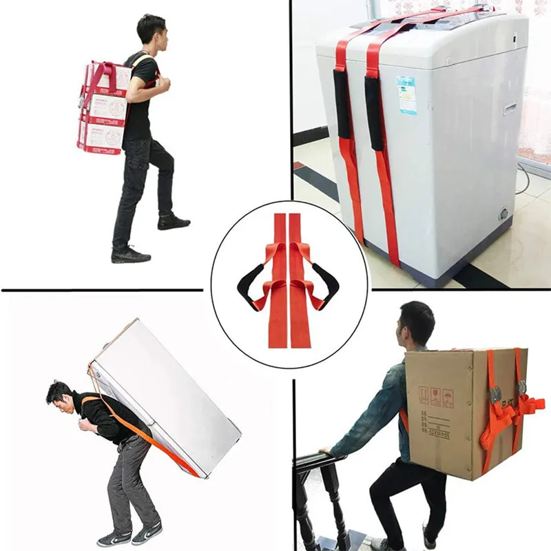 Furniture Moving Carrying Straps Shoulder Forearm Carry Rope Lift Heavy Furniture Transport Belt Ropes Lifting Cord Moving Strap