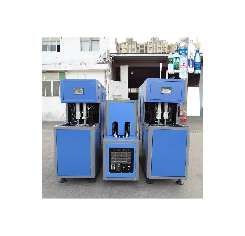 Semi Auto PET Juice Water Bottle Blowing Machine Price Blow Molding Equipment Custom