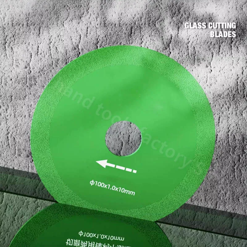 Glass Cutting Special Saw Disc100mm Ultra-thin Saw Blade Jade Crystal Wine Bottles Grinding Chamfering Efficient Cutting Blade