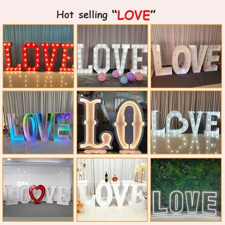 New Arrivals Led 26 Alphabet Letter 3d Led  Big Number Giant  up Letter Led Marquee With the Good Quality