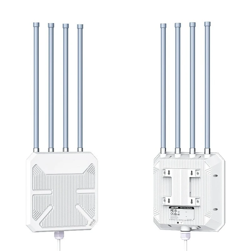 AX1800 Outdoor Dual Band WiFi6 Router High Power 5G Wireless AP Internet Bridge Base Station