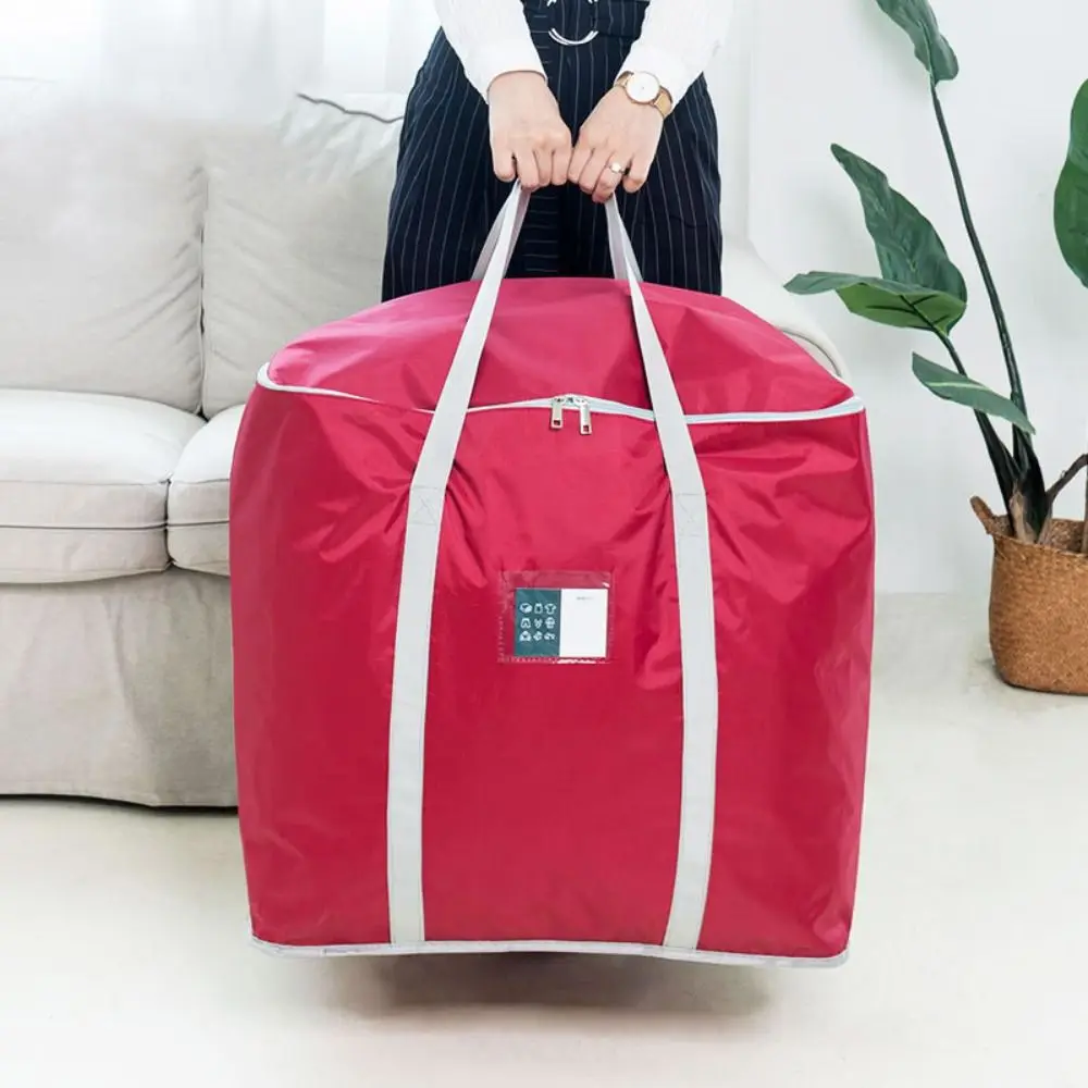 Borsa per bagagli da viaggio durevole Borsa portaoggetti pieghevole lavabile impermeabile Borsa per organizzare abbigliamento in tessuto Oxford a prova di umidità