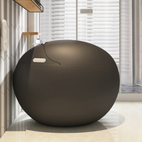Egg-shaped smart toilet integrated creative no water pressure limit siphon toilet