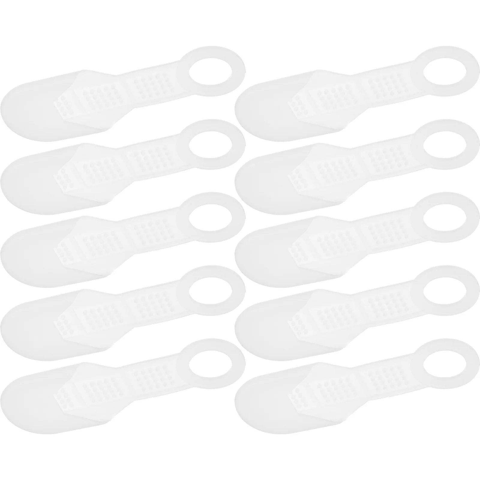 

10Pcs Silicone Clothes Hanger Strips Clear Anti-Slip Hanger Grips Non-Skid Clothing Store Accessories Non-Slip Hangers Grip