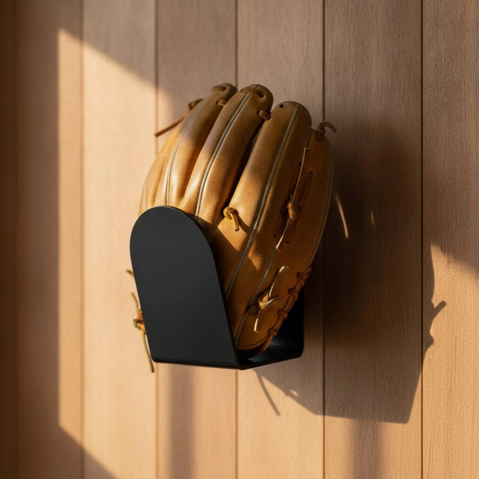2 Pieces Display Holder Lightweight Baseball Glove Display Holder for Sports Collectors, Locker Room, Garage