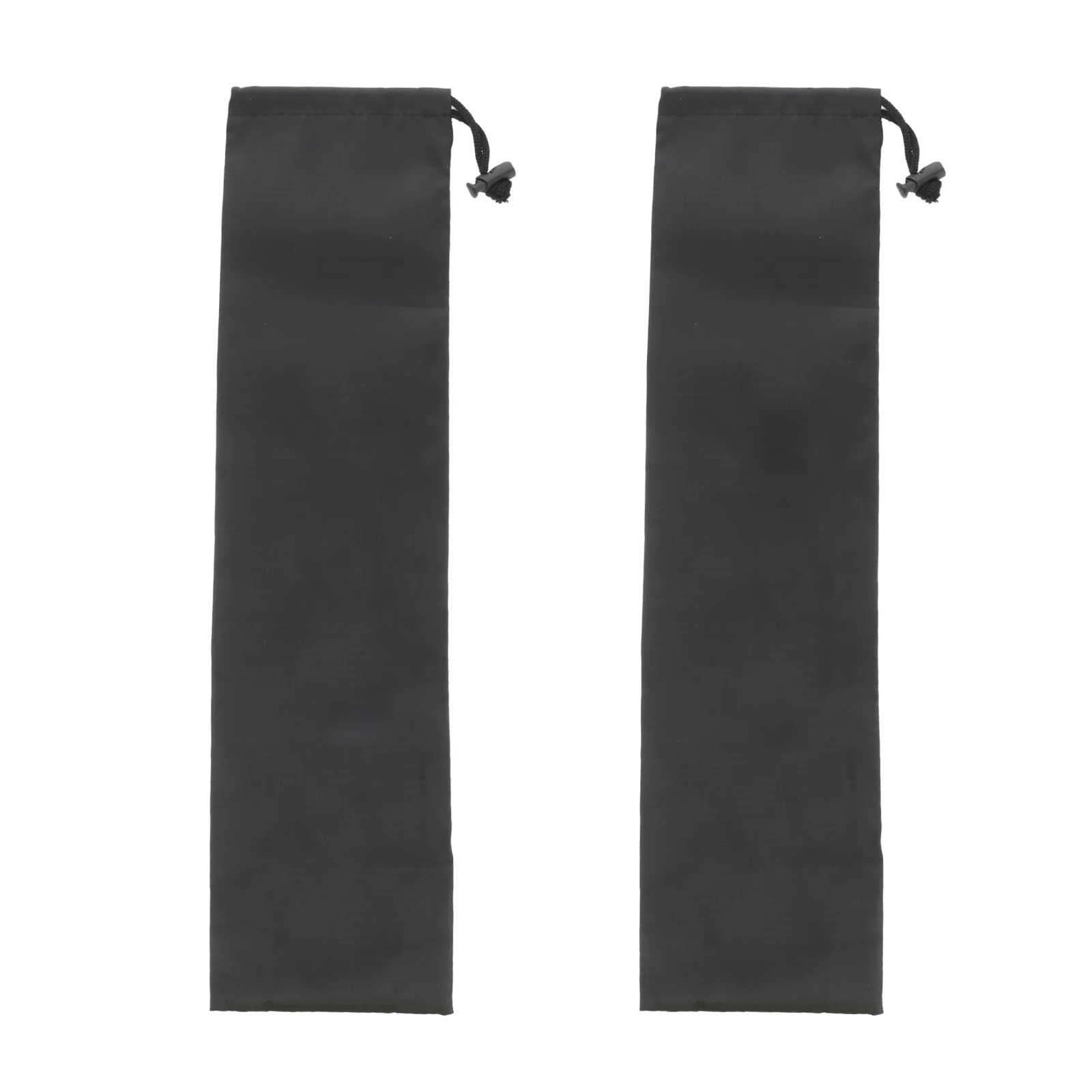 

2pcs Tent Bags 45cm Black 210T Grid Cloth Portable Camping Storage Bag for Fishing Rods Awning Fishing Pole Bag Awning Poles