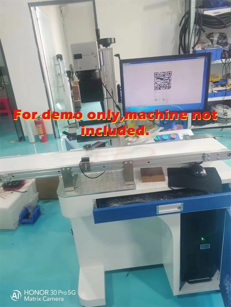 2024 CCD Visual System For Fiber Laser Marking Machine UV Engraver Marker Use 20M 12M Camera ICC Conveyor Belt Optional Kit