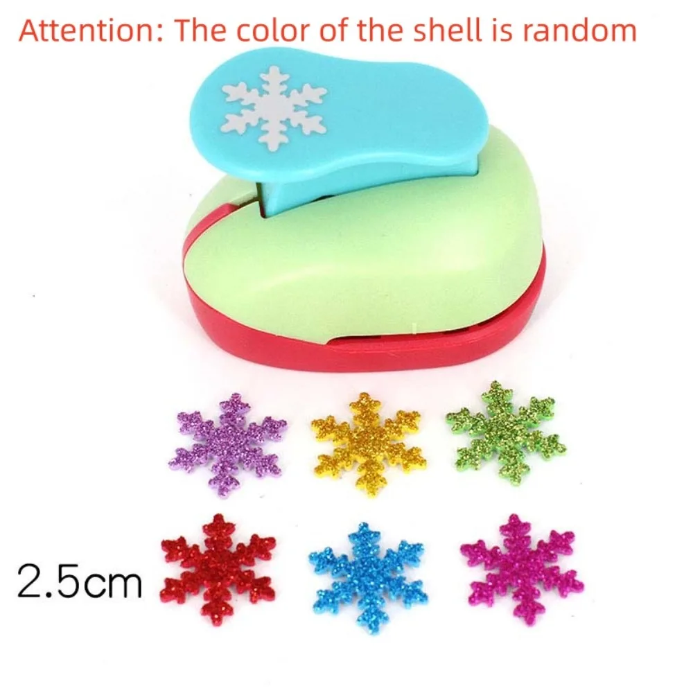Random Color Flower Furador 7*6*4cm Labor Saving DIY Paper Cut Puncher Creative Heart Scrapbooking Machine Journal Making