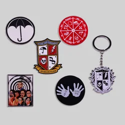 High Quality Manga Umbrella Academy Enamel Pin Adventure Comedy Brooch Lapel Pin Metal Badge Jewelry Gift for Friends