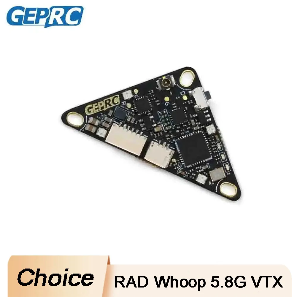 

GEPRC RAD Whoop 5,8G VTX-32-канальный видеопередатчик, модуль передачи треугольного изображения для квадрокоптера DIY RC FPV, мини-дрона Whoop