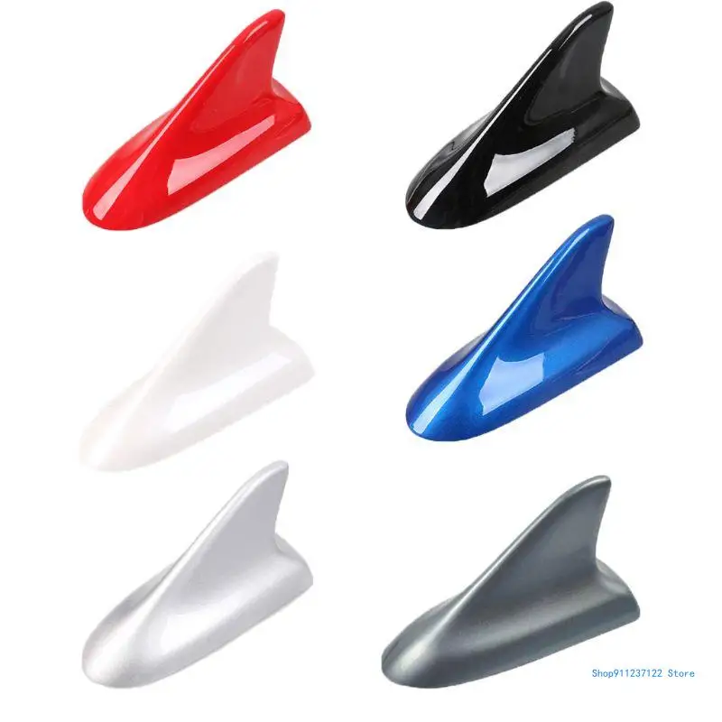 Car Modification Tool Decorative Shark Fin Antenna Roof Mount Vehicle Aerial