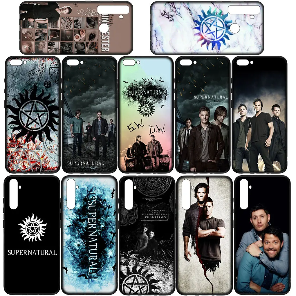 S-Supernaturals Silicone Phone Casing for Samsung Galaxy S24 S23 Fe Ultra Plus A55 A35 A24 A25 A15 A05 M55 M15 Cover Case