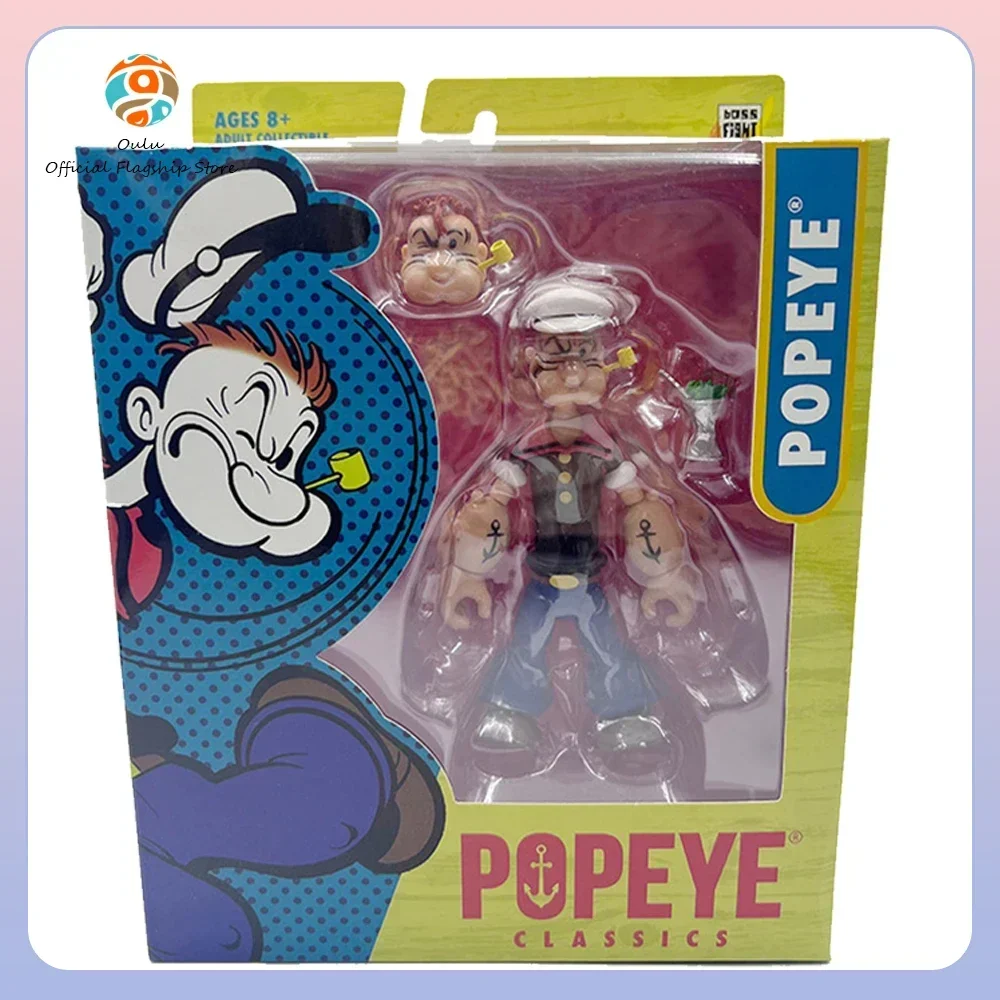 

6inch Popeye The Sailor Man Anime Figures Popeye Toys Kawaii Action Figure Pvc Room Decoration Christmas Gift For Kids Toys