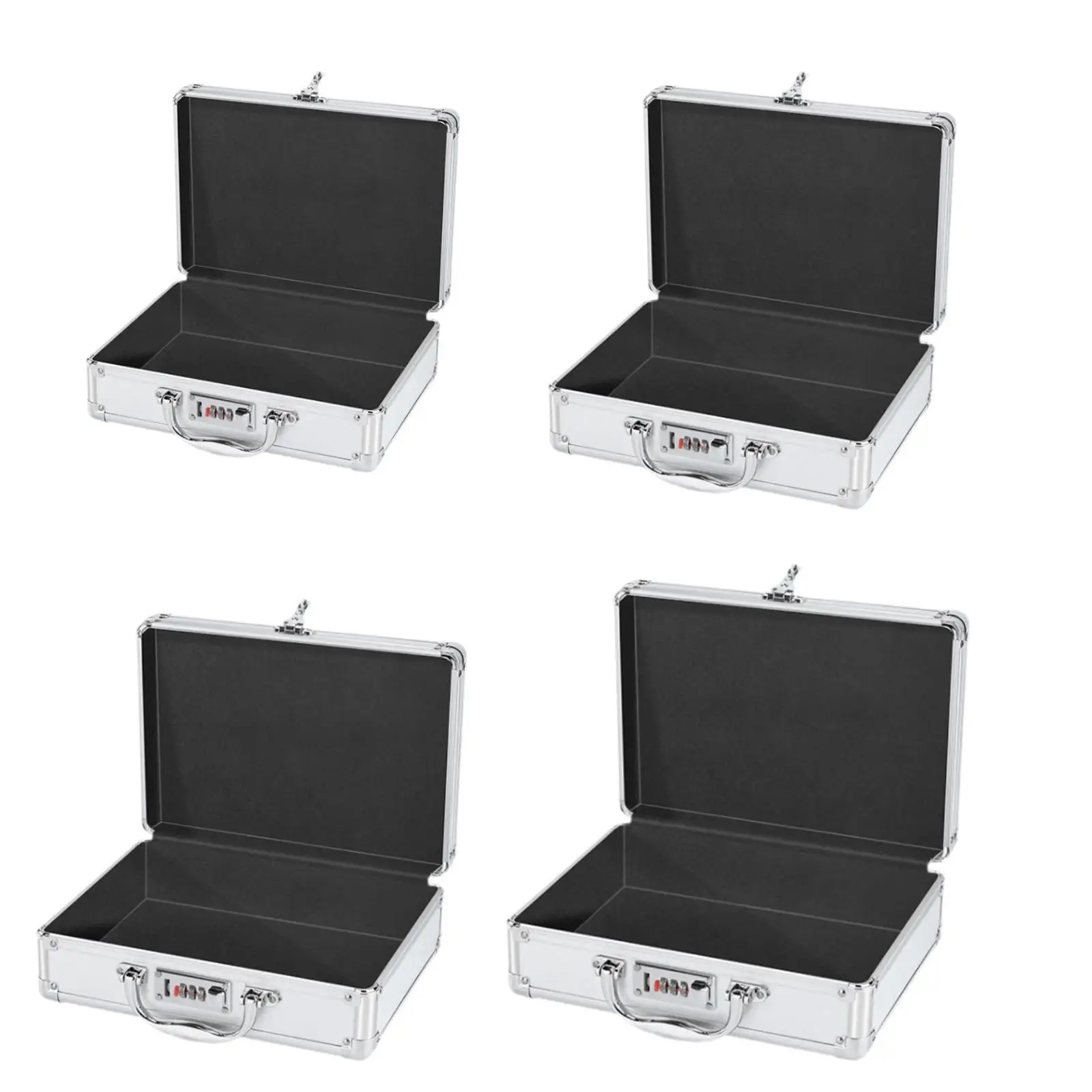 Portable Tool Box, Hard Case with Combination Lock Protector Box for Repair Tool Watches Garage