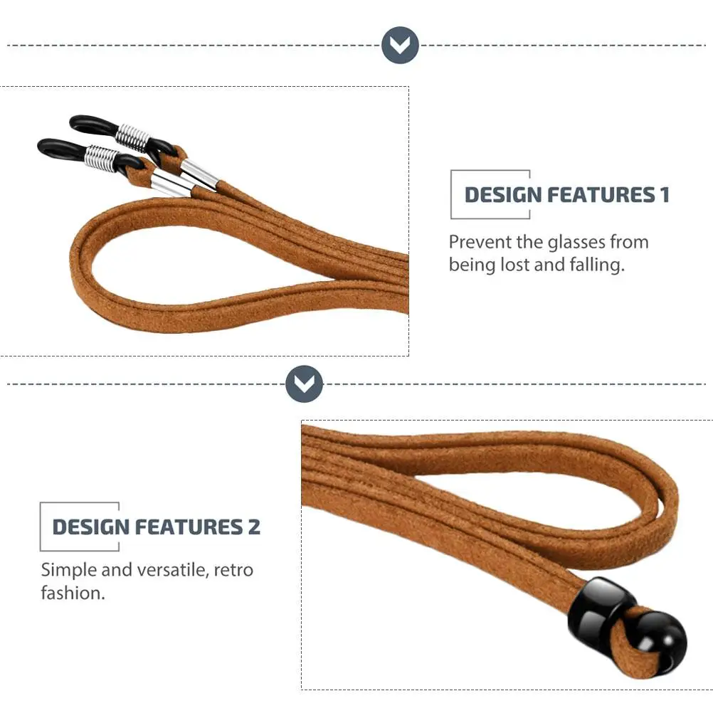 6pcs Anti-loss Eyeglasses Strap Lightweight Glasses Lanyard Holder Retainer Chain Straps Adjustable Length For Neck Labor