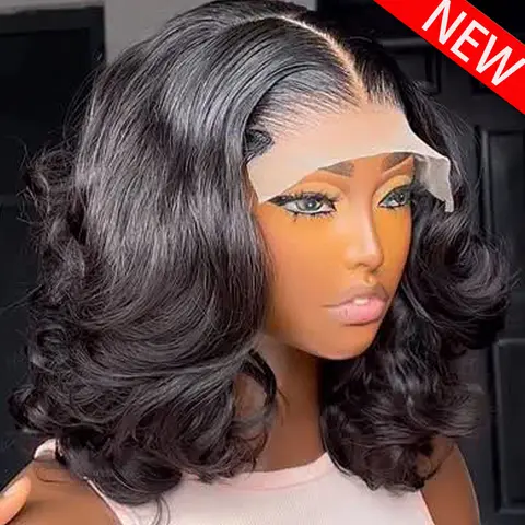 Ready To Wear 400 Density Bouncy Curly 360/13x6 HD Lace Front Wig 100% Human Hair Wig Preplucked Hair For Women Lace Frontal Wig
