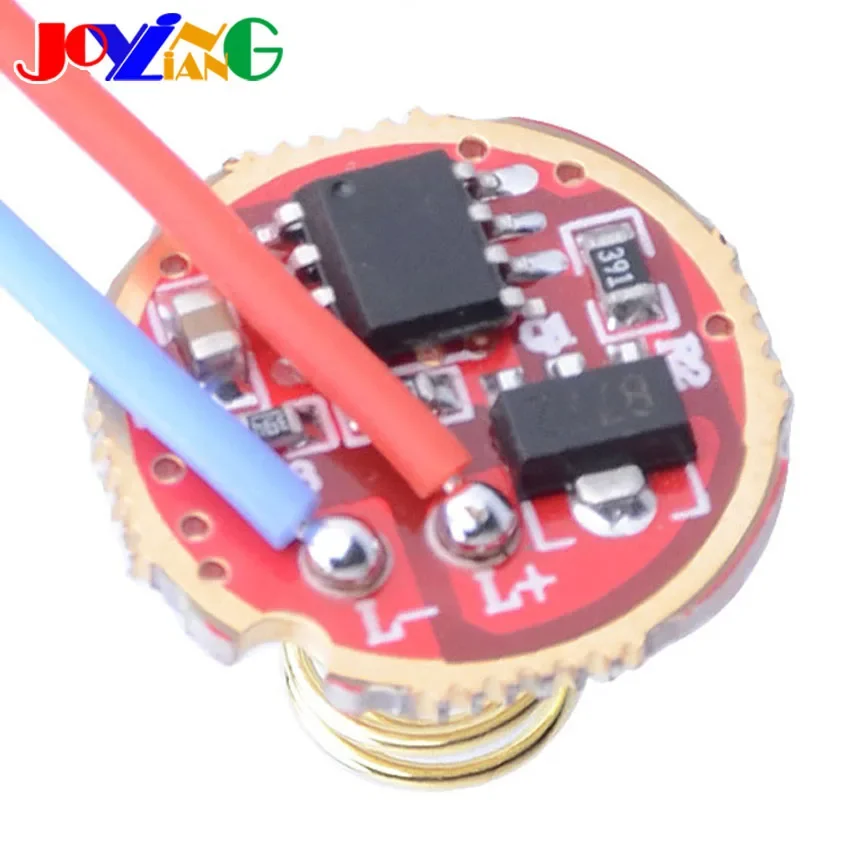 JYL3007 LED Circuit Board Power Torch Accessories 17MM 5W Q5 T6 U2 L2 Driver Plate  with Memory Function