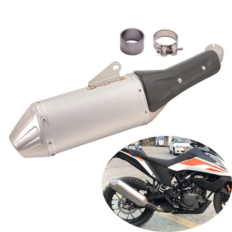 

Reserve Catalyst Exhaust Pipe Slip-on Muffler Escape Carbon Guard Modified for Adventure 250 2021-2023 Adventure 390 2020-2023