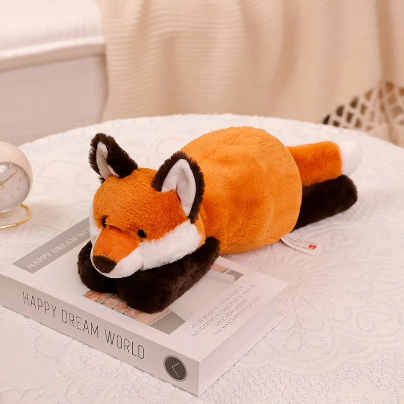 Lindo mapache cocodrilo perezoso zorro animales juguetes de peluche suaves almohada para dormir cojín relleno de dibujos animados