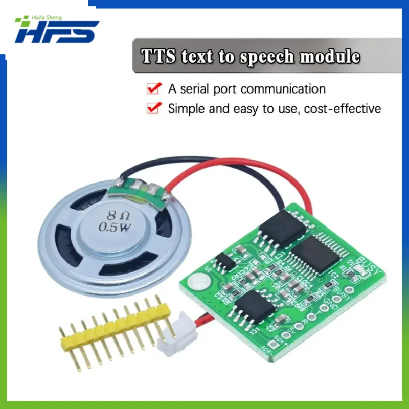 Moduł syntezy mowy tekst do TTS ludzkiej wymowy SYN6288 UNV dwie procedury STM32 51