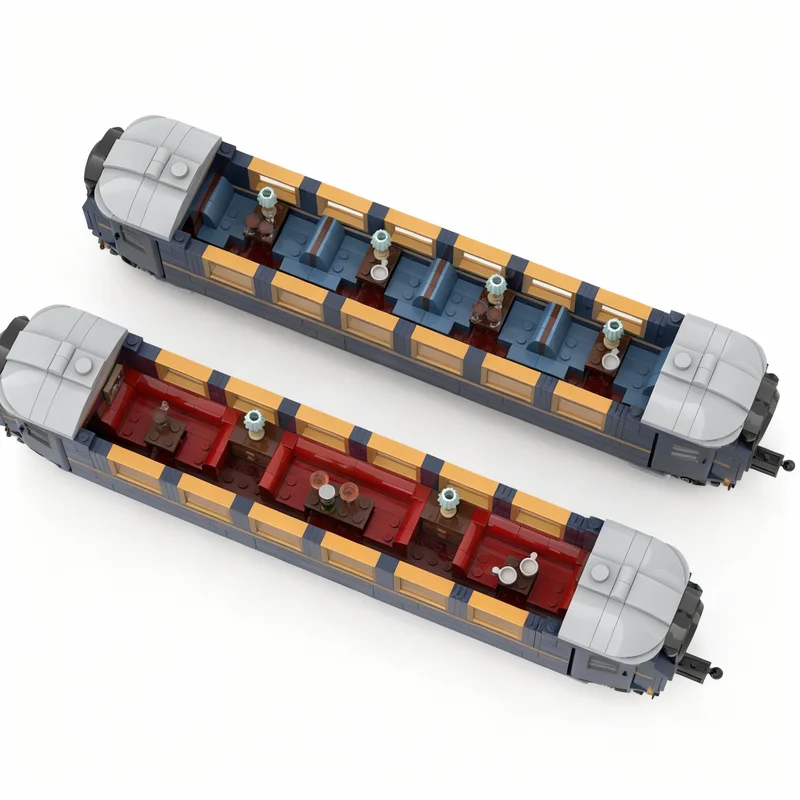 

1411pcs MOC Orient Express Saloon Car 2 Versions Ideas CUUSOO Model Building Blocks Architecture Toys Christmas Gifts Education