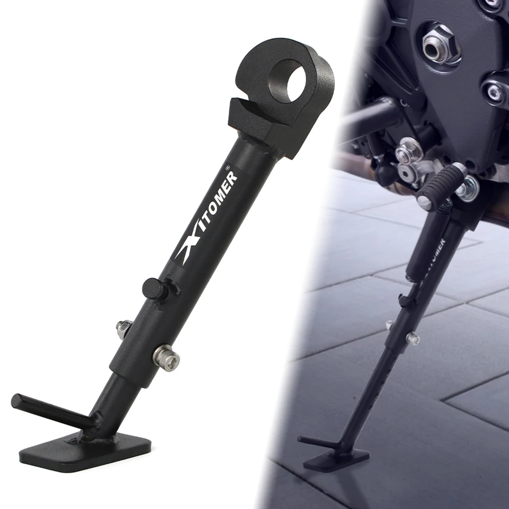 

Fit For Yamaha YZF-R1 2015-2025 FZ-10 MT-10 2016-2025 Kick Side Stand Sikestand Parking Bracket Motorcycle Adjustable Kickstand