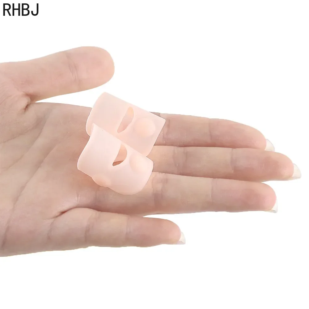 RHBJ Protector de corrección de uñas de los pies, separador de dedos, tratamiento de paroniquia, corrección de pedicura, herramienta para el cuidado de los pies, Clip alisador