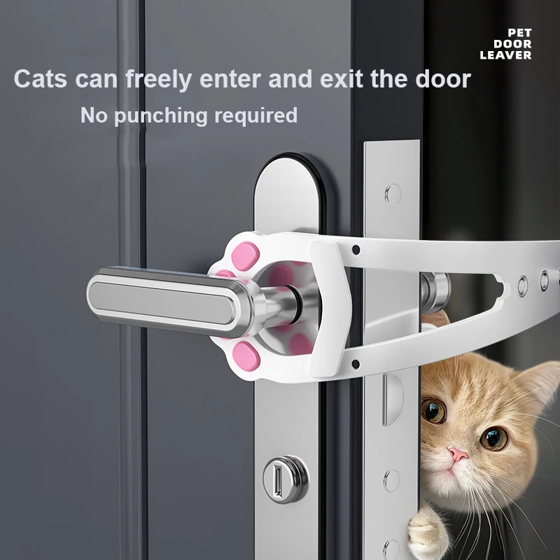 

Cat Door Holder Latch Adjustable Prevents Dog Enter Elastic Gate Lock Flex Latch Strap Dog Door Stopper Pet Supplies