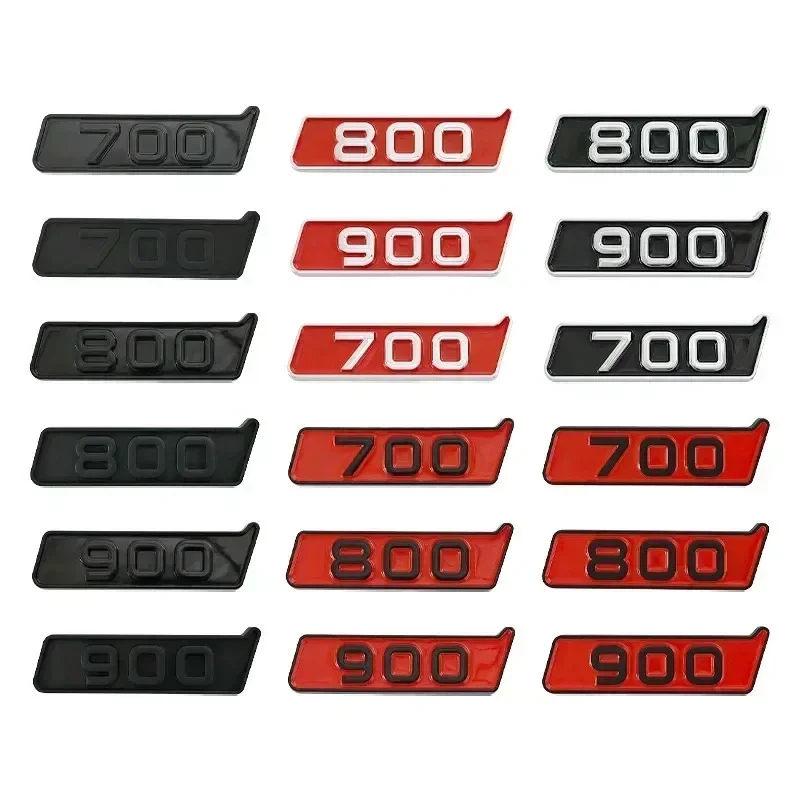 3D ABS Black 700 800 900 Logo Letters Car Fender Emblem Badge Sticker For G500 G350d Brabus G700 G800 G900 Accessories