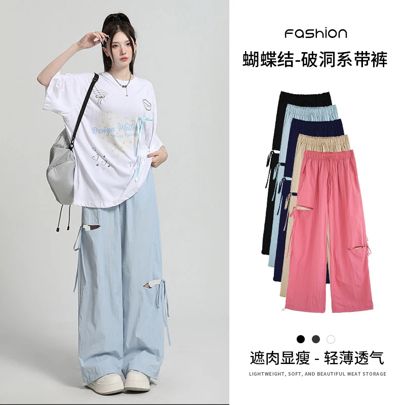 السراويل البضائع النسائية القهوة جميع المواسم قماش المرقعة البستنة في الهواء الطلق متعددة جيوب دائم المضادة للتعرض مقاومة للاهتراء مثير #3