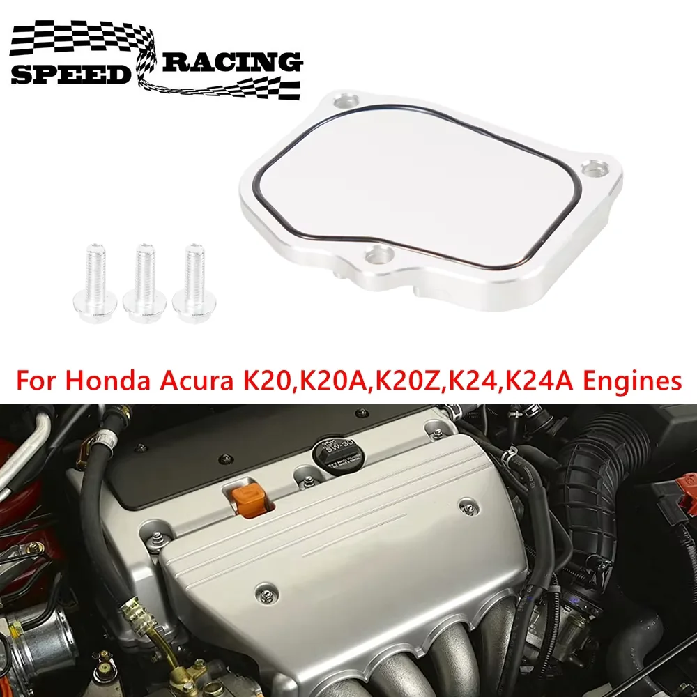 

K-Series Car Mordification Replace Timing Chain Tensioner Cover Plate Kit For Honda Acura K20,K20A,K20Z,K24,K24A Engines