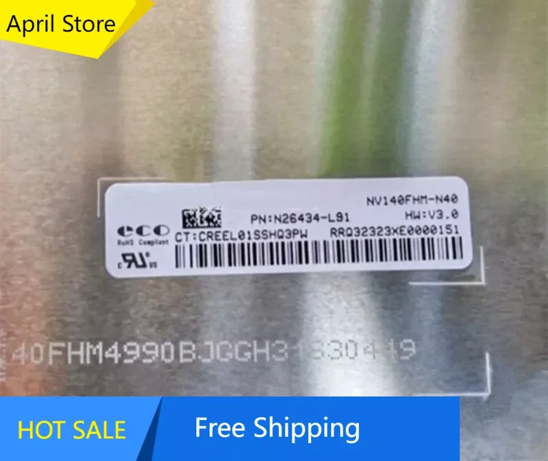 

NV140FHM-N40 NV140FHM N40 14.0'' Laptop LCD Screen Display Panel 1920*1080