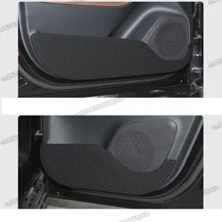 carbon fiber leather car door anti-kick mat protective pad for exceed TLX VX 2020 2021 2022 2023 interior accessories decoration