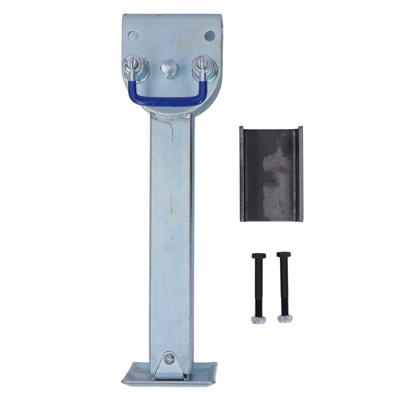 440‑690mm Trailer Jack Stand Drop Leg 2000kg Load Bearing Iron Galvanized for RV Motorhome Camper Caravan