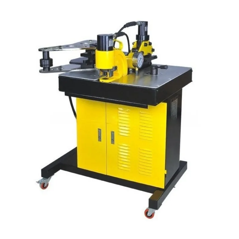 Four-in-one busbar processing machine Copper bar cutting, bending and punching