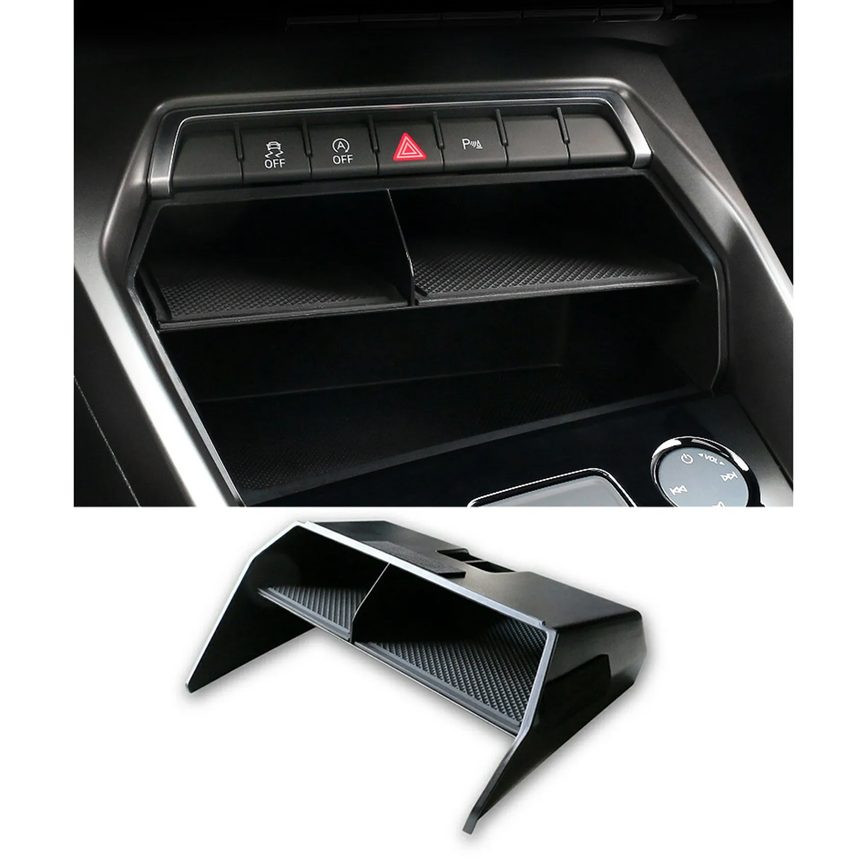 For -Audi A3 8Y Sportback Sedan 2021 Car Accessories Console Storage Box Glove Box Holder Tray LHD