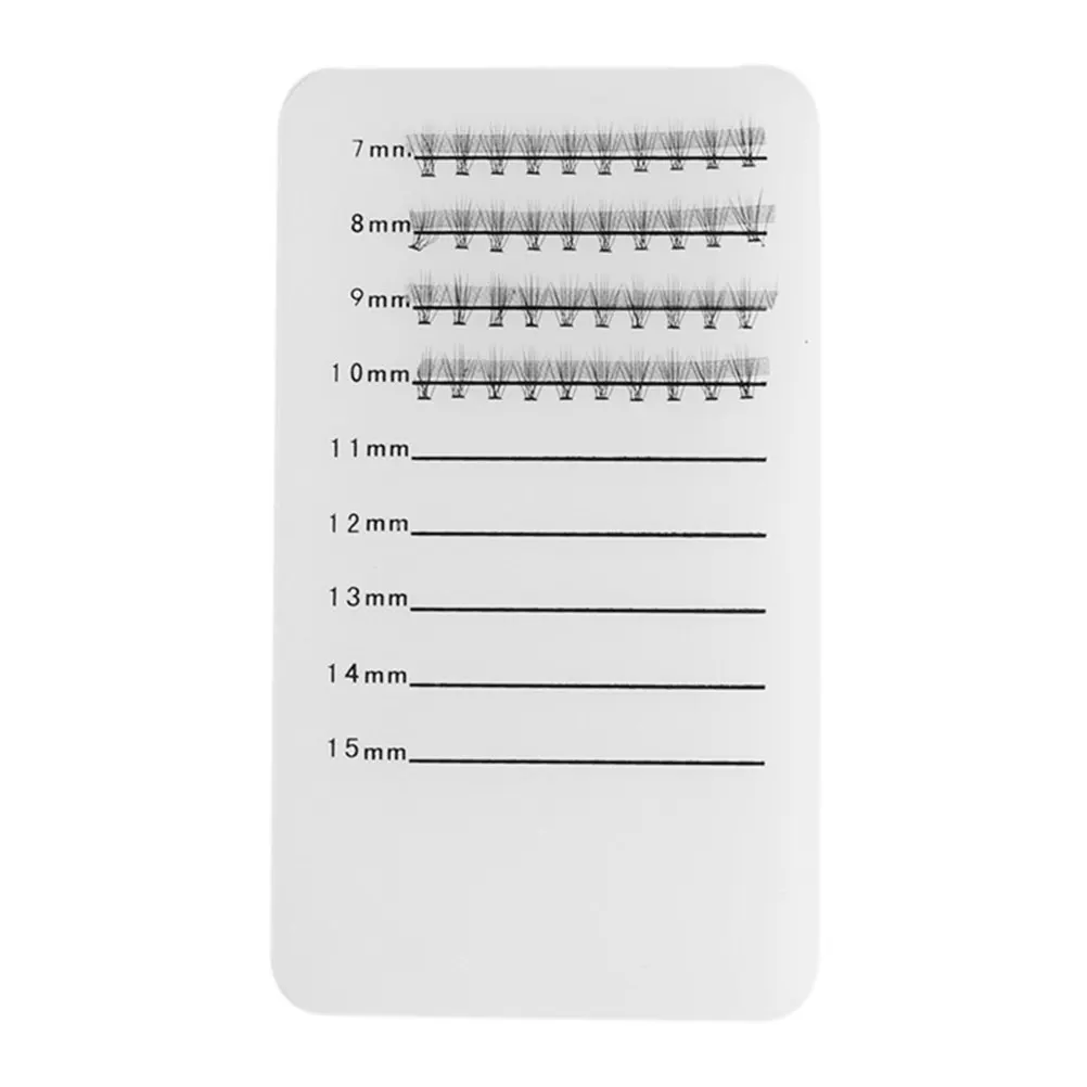 1Pcs Safe Single Use Eyelash Tray Premium Acrylic Eyelash Extension Tray Holder with Graduated Scale 7-15Mm Lash Grafting Tool